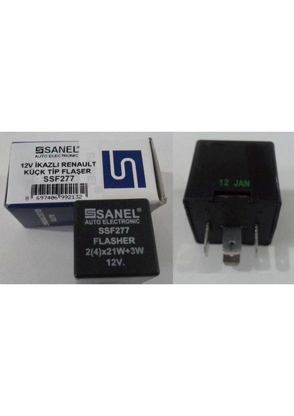 Flaşör 12V Peugeout + - C.r Karsan Orj