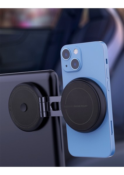 Byd Tesla Pano Araba Cep Telefonu Braketi Için Uygun Magsafe Araba Manyetik Navigasyon Braketi (Yurt Dışından)