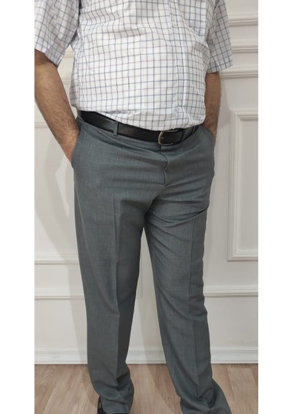 Erkek Klasik Rahat Kesim Kumaş Pantolon modelleri