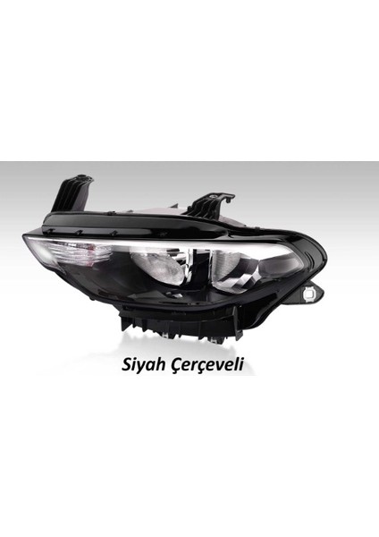 Far Motorlu Sol Fıat Egea ( 2015 ? ) Siyah Çerçeveli