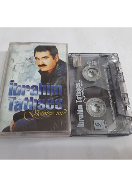 Ibrahim Tatlıses Yetmez Mi Cam Baskı Kaset