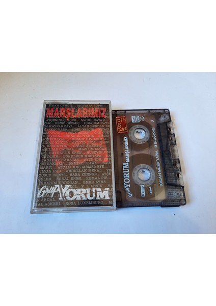 Grup Yorum Marşlarımız Cam Baskı Kaset