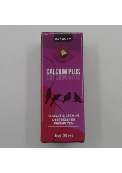 Kalsiyum Plus Kuşlar Için Iskelet Sistemini Destekleyen Premix Yem 30 ml