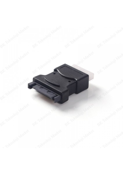 4 Pin Molex Pc Ide Dişi To 15 Pin Sata Erkek Güç Adaptörü