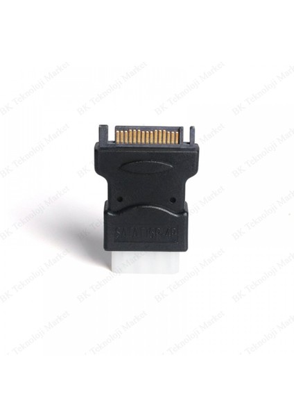 4 Pin Molex Pc Ide Dişi To 15 Pin Sata Erkek Güç Adaptörü
