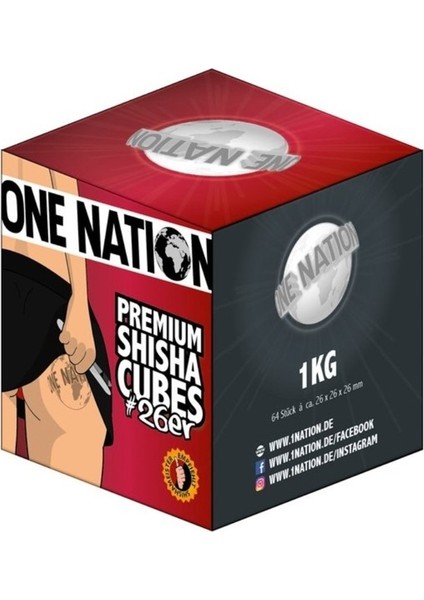 One Nation Kömür 1 kg One Natıon