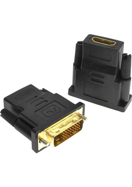 DVI 24 + 1 Erkek To HDMI Dişi Dönüştürücü