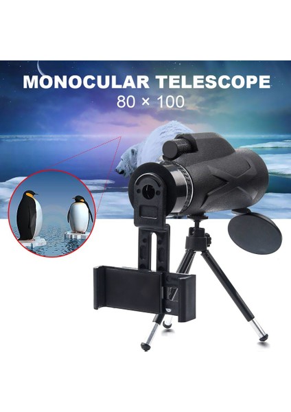 80X100 Zoom Prizm K4 Opik Klipi V Ripod Il Kamp Için Teleskop (Yurt Dışından) modelleri