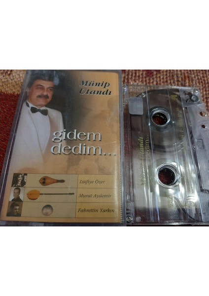 Münip Utandı Gidem Dedim Cam Baskı