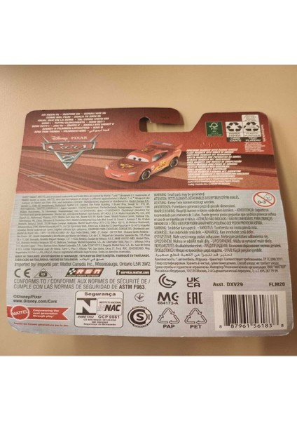 Cars Şimşek Mcqueen Dxv-29 Flm-20 Tekli Orijinal Araba Dxv-29 Flm-20 Tekli Orijinal fiyatları