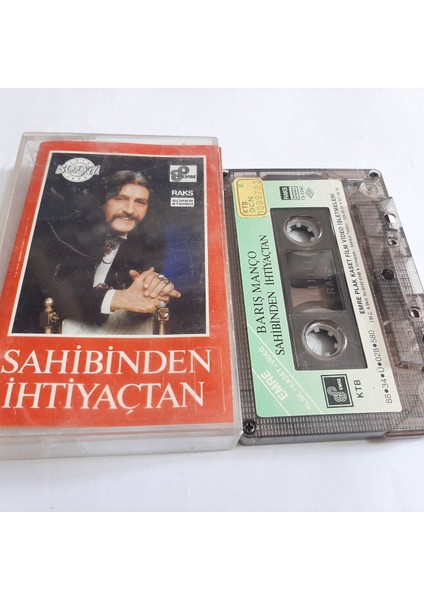 Barış Manço Sahibinden Ihtiyaçtan Kağıt Baskı Kaset