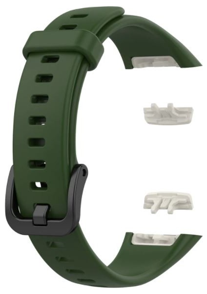 Honor Band 6 Için Silikon Kordon Koyu Yeşil