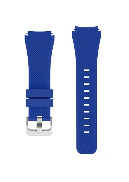 Realme Watch S Için Silikon Kordon Kayış Koyu Mavi