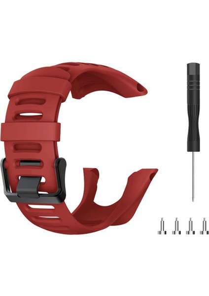 Honor Watch Es Için Delikli Pimli Silikon Kordon Bordo