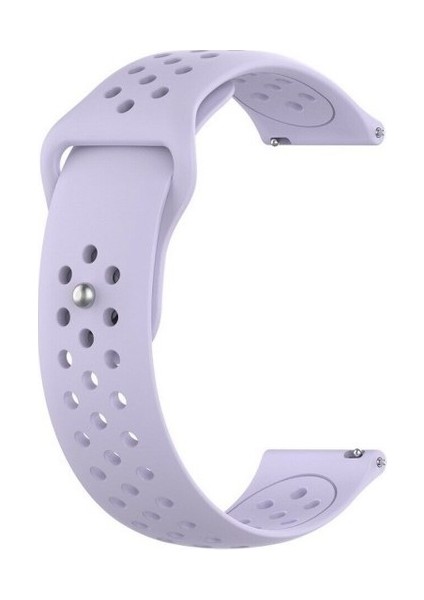 Honor Watch Es Için Delikli Pimli Silikon Kordon Lila