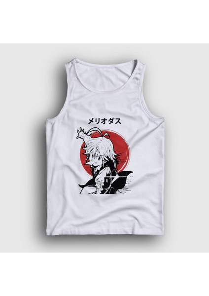 Unisex Beyaz Meliodas Anime The Seven Deadly Sins Atlet
