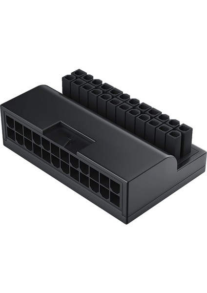 Loviver Atx 24 Pın Adaptörü 90 Derece Kablo Adaptörü Pc Besleme Anakart Için Uzantısı (Yurt Dışından)