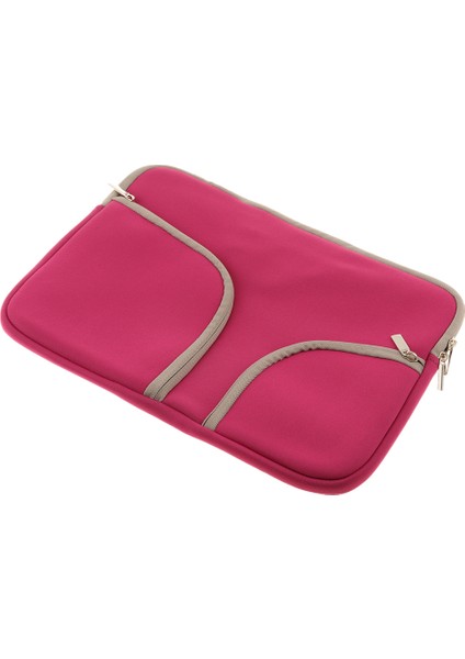 Loviver Kollu Kılıf Defteri Taşıma Çantası Fermuarı Tablet Poşeti MacBook 13 "pembe (Yurt Dışından) fiyatları