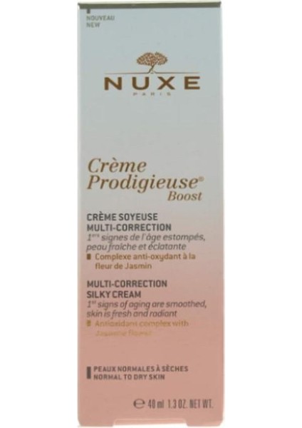 Creme Prodigieuse Boost Multi Correction Silky 40 Ml