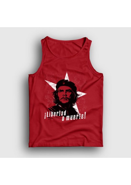 Unisex Kırmızı Libertad O Muerte Che Guevara Atlet
