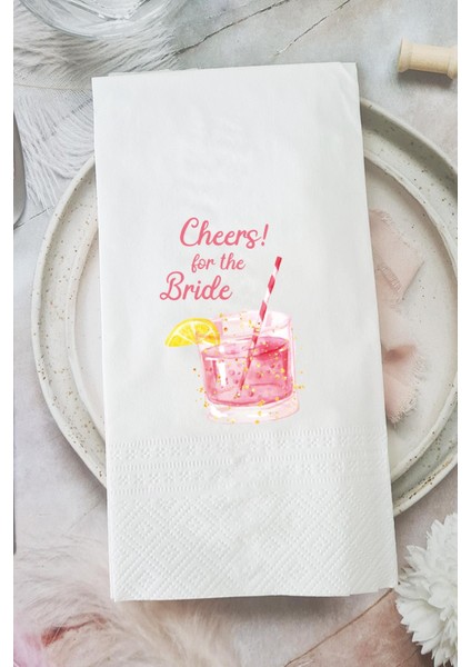 Cheers For The Bride Konuşan Peçete Sunum Peçetesi