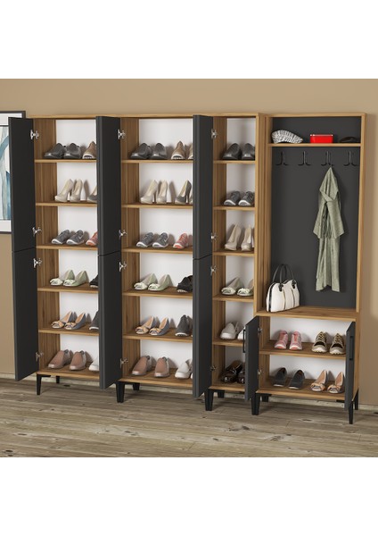 Rose-1-3-4-4 Portmanto Vestiyer Ayakkabılık RS06 fırsatları