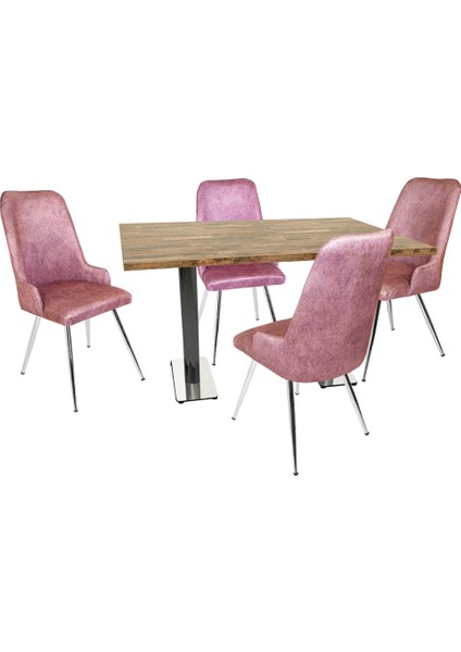 Karanfil Laminat - Çırağan Masa Takımı - Pembe