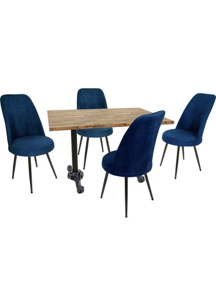 Çipa Laminat - Saray Masa Takımı - Lacivert