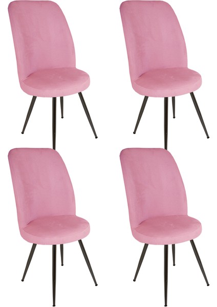 Saray Sandalye Esb 4 Adet - Pembe