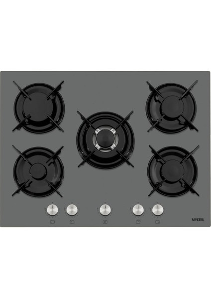 AO-71159 G-W Ankastre Siyah Ocak - Doğalgazlı
