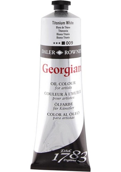 Georgian Yağlı Boya 225ML 009 Titanium White