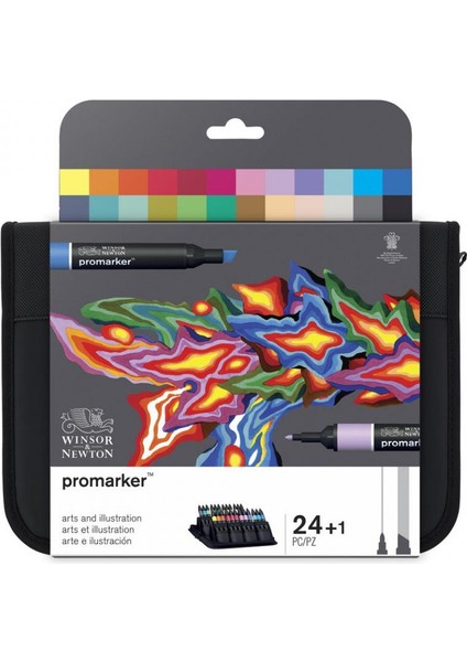 : Promarker Sanat ve Illüstrasyon Çantalı Set : 24 Renk