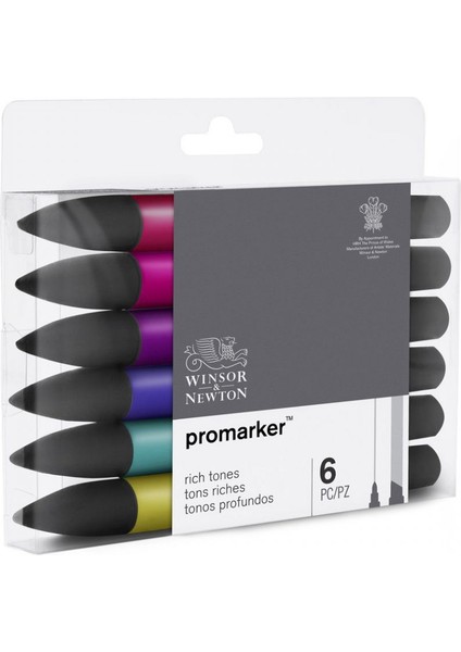 : Promarker Zengin Tonlar Seti : 6 Renk