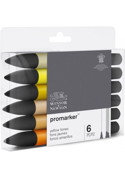 : Promarker Sarı Tonlar Seti : 6 Renk