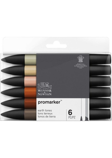 : Promarker Toprak Tonları Seti : 6 Renk