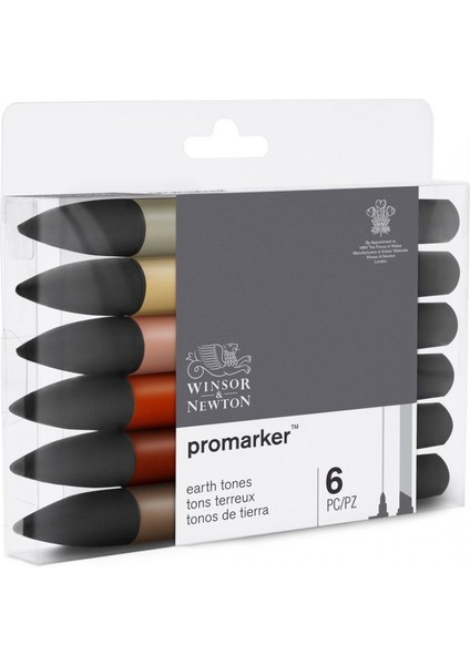 : Promarker Toprak Tonları Seti : 6 Renk