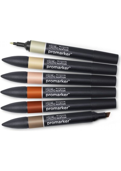 : Promarker Toprak Tonları Seti : 6 Renk