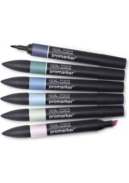 : Promarker Gökyüzü Tonlar Seti 1 : 6 Renk