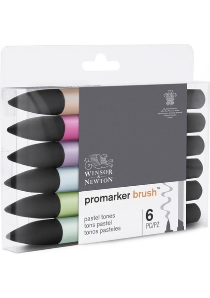 : Promarker Brush Pastel Tonlar Seti : 6 Renk