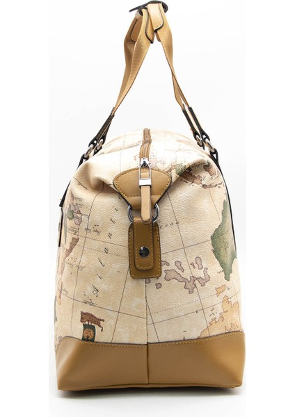 Silver & Polo Pudra - Camel SP873 Kadın Seyahat Çantası modelleri