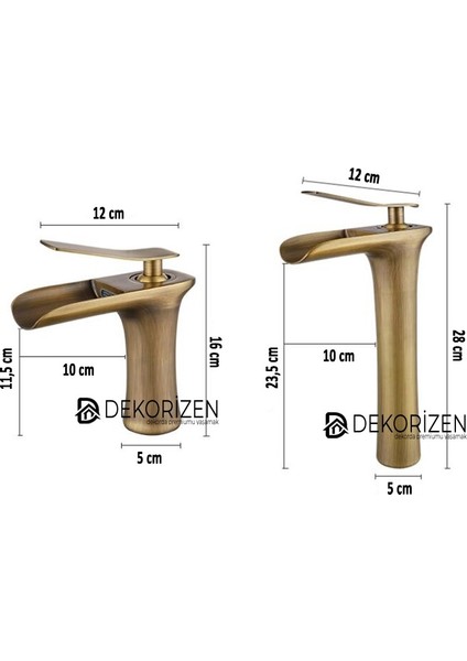 Siyah Şelale Lavabo Bataryası