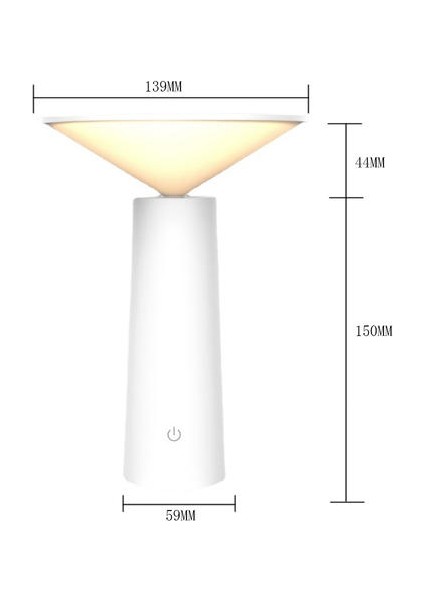 Modern Akülü Bar Masa Lambaları Dokunmatik Karartma Yatak Odası Taşınabilir LED USB Şarj Edilebilir Masa Lambası Başucu Çalışma Standı Işık Armatürleri | LED Masa Lambaları