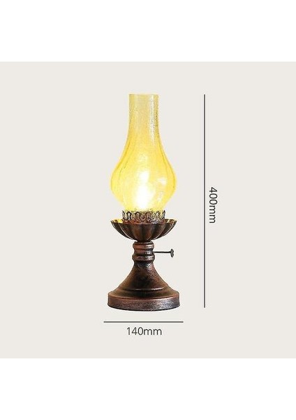 Lambalar Retro Kerosen Lambası LED Masa Lambası fiyatları