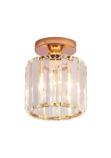Lambalar Küçük Kristal Tavan Işık Kristal Ch Elier Modern LED Tavan Işık Kolye Fikstür