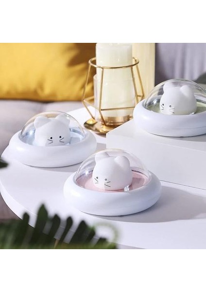 Çocuklar Için LED Gece Lambası, USB Şarj Edilebilir, Kısılabilir Başucu Lambası, Sıcak Işık, Dokunmatik Kontrol, Sıcak Sevimli Yatak Uyku Yardım Hediye Olarak Işık Yatak Odası Lambası, (Beyaz)