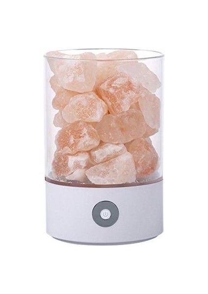 Lambalar Doğal Himalaya Tuz Lambası USB Gerçek Himalayalar Himalaya Pembe Tuz Kristal Kaya Lambası Için Iyi