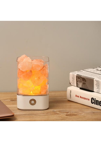 Lambalar Doğal Himalaya Tuz Lambası USB Gerçek Himalayalar Himalaya Pembe Tuz Kristal Kaya Lambası Için Iyi
