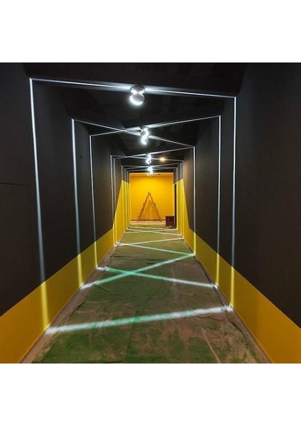 LED 360 Derece Duvar Lambası - Beyaz (Sıcak)(Yurt Dışından)