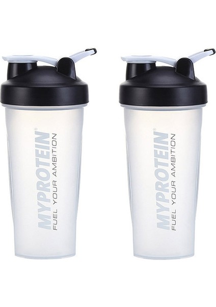 2 Adet 600 ml Taşınabilir Matara - Siyah (Yurt Dışından)