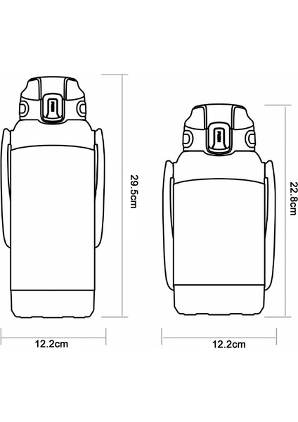 1400 ml Taşınabilir Matara - Mavi (Yurt Dışından) modelleri